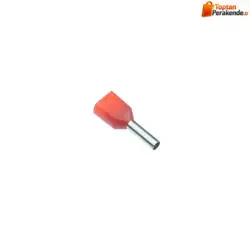 Gwest CYF-1,0mm Kırmızı Çift Giriş Kablo Yüksük